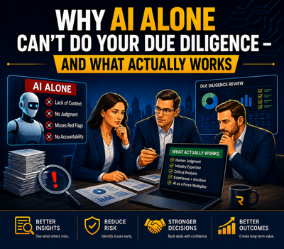 Why AI Alone Can’t Do Your Due Diligence - And What Actually Works