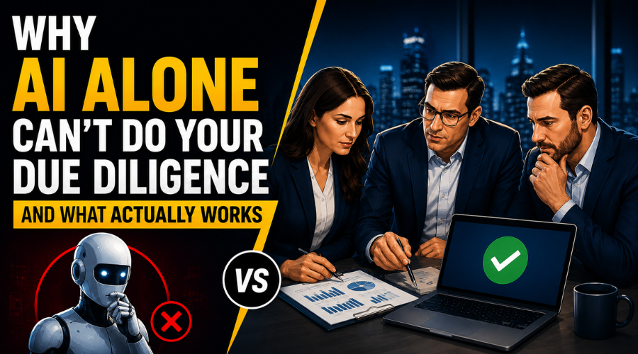 Why AI Alone Can’t Do Your Due Diligence - And What Actually Works